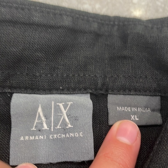 Men’s Armani Exchange Button Down Shirt- Size XL - Picture 3 of 4